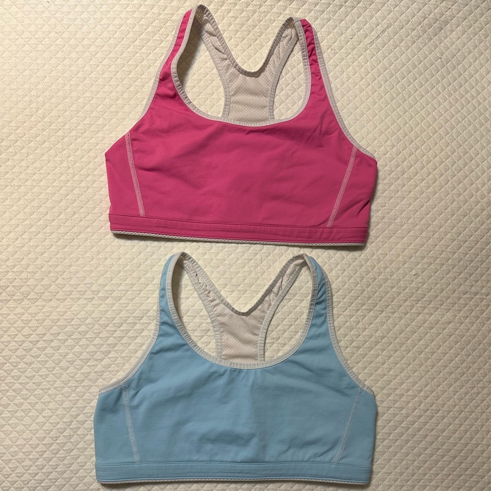Champion Pink and Blue Sports Bras, Size M - Picture 7 of 8